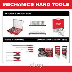 Milwaukee 48-22-9416 Durable SAE Ratcheting Combination Wrench Set 15pc