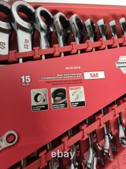 Milwaukee 48-22-9416 Ratcheting Combination Wrench Set of 5 Pieces