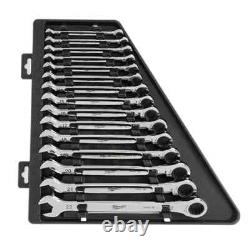 Milwaukee 48-22-9516 15 Piece Metric Ratcheting Combination Wrench Set