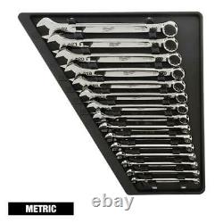 Milwaukee Combination Metric Wrench Mechanics Tool Set (15-Piece)