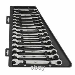 Milwaukee Max Bite Combination Ratcheting Wrench Combo Complete Set Sae & Metric