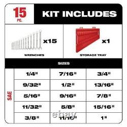 Milwaukee Mechanics Tool Sets Combination Sae/Metric Wrench Tool Set (30-Pcs)