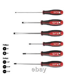 Milwaukee Metric Ratcheting Wrench Set and Magnetic Tip Screwdriver Set (21-Pcs)