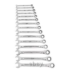 Milwaukee Ratcheting Combination and Wrench Mechanic Tool Set SAE/Metric (30-Pc)