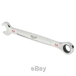 Milwaukee SAE/Metric Combination Ratcheting Wrench Mechanics Tool Set (30-Piece)