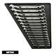 Milwaukee Wrench Set Metric Angle Open-end Comfortable I-beam Handle (15-piece)