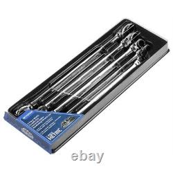 Mountain 5 Piece Metric Double Box Universal Spline Ratcheting Wrench Set RM6