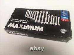 (N020766) Maximum 15 Piece Ratcheting Wrench Set