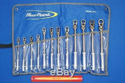 NEW Blue-Point 12 Pc 12-Point Metric Locking Flex-Head Ratcheting Box Wrench Set