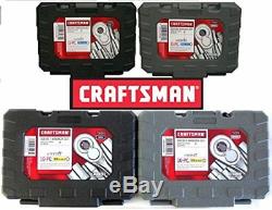 NEW CRAFTSMAN 42pc 3/8 & 1/4 DRIVE RATCHET SOCKET SETS 34860 34861 34553 34554