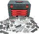 New! Craftsman 270 Pc Mechanics Tool Set With 36 Tooth Ratchet Ratcheting Wrench