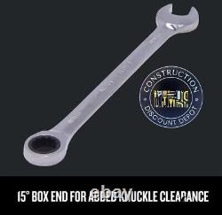 NEW Craftsman RATCHETING Full Polished 12 Pt SAE & Metric Combination Wrench Set