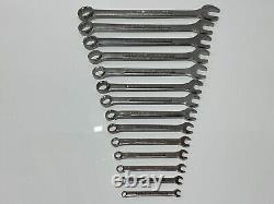 NEW Craftsman USA VA 14pc SAE Combination Wrench Set 1/4 to 1 12 Point