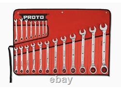 NEW PROTO U. S. A. Made 6mm-32 METRIC REVERSE RATCHETING WRENCH SET JSCVM-20SA
