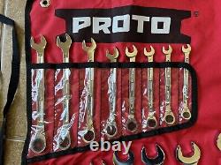 NEW PROTO U. S. A. Made 6mm-32 METRIC REVERSE RATCHETING WRENCH SET JSCVM-20SA