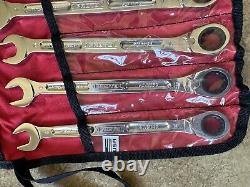 NEW PROTO U. S. A. Made 6mm-32 METRIC REVERSE RATCHETING WRENCH SET JSCVM-20SA