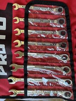 NEW PROTO U. S. A. Made 6mm-32 METRIC REVERSE RATCHETING WRENCH SET JSCVM-20SA