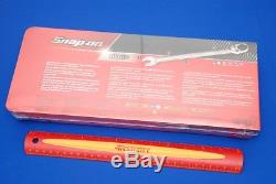 NEW Snap-On 7 Pc 12-Pt SAE Reversible Ratcheting Wrench Set SOXRR707 SHIPS FREE