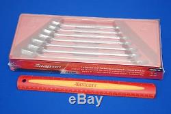 NEW Snap-On 7 Pc 12-Pt SAE Reversible Ratcheting Wrench Set SOXRR707 SHIPS FREE