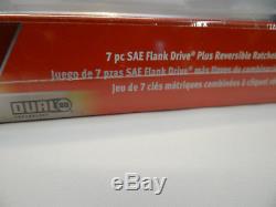 NEW Snap On SOXRR707 7 Pc Ratcheting Flank Drive Plus Combo Wrench Set-7pc SAE