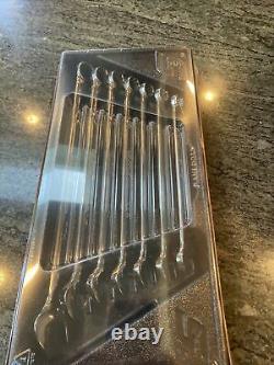 NEW Snap-on 10-15,17MM 12-point Long Flank Drive Wrench Set Sealed OEXLM707B