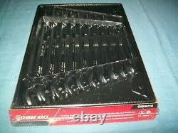 NEW Snap-on 10 thru 19 12-point box open Ratchet Combo Wrench Set OXRM710
