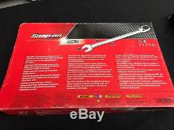 NEW Snap-on 10 thru 19 mm Flank Drive PLUS Ratchet Wrench Set SOXRRM710