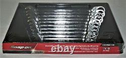 NEW Snap-on 10pc Metric Wrench Set FLANK DRIVE PLUS Reversible Ratcheting 10-19