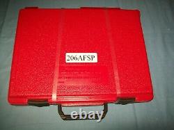 NEW Snap-on 3/8 drive Socket Wrench Set 206AFSP w F80 Ratchet FU8A Extensions
