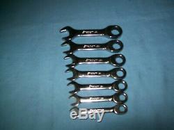 NEW Snap-on 7-piece Metric Short Handle Ratcheting Wrench Set OXKRM707 UNused