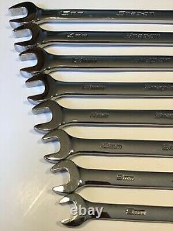 NEW Snap-on 8Pc 12Pt Metric Flank Drive Ratcheting Wrench Set8-15MMFREE SHIP