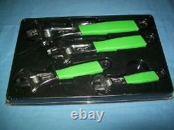 NEW Snap-on FADH704BG 4pc Flank Drive PLUS Adjustable Wrench Set 6 8 10 12