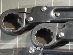 NICE Mac 11Pc Ratcheting Flare Nut Line Wrench Set 3/8 1 12Pt SRT11K Ratchet