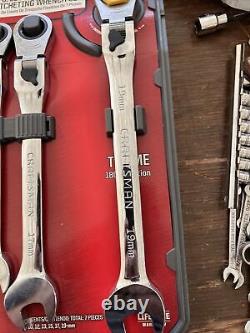 NOS craftsman 42401 7 Pc Locking Flex Ratcheting Wrench Set NEW