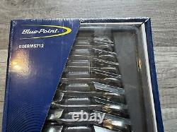 New Blue Point Tools 12pc Metric Short Ratcheting Wrench Set BOERS712
