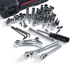 New CRAFTSMAN 108 Piece Mechanics Tool Set Alloy Steel Socket Wrench Ratchet