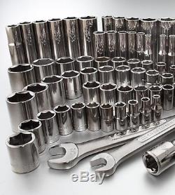 New CRAFTSMAN 108 Piece Mechanics Tool Set Alloy Steel Socket Wrench Ratchet