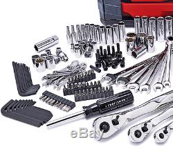 New CRAFTSMAN 254 Piece Mechanics Tool Set w 75 Tooth Ratchet Wrench Hex Bar