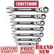 New Craftsman 7pc Piece Metric Universal Flex Ratcheting Wrench Set Combination