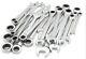 New Craftsman 20pc Combination Ratcheting Wrench Set Metric Mm Standard Sae