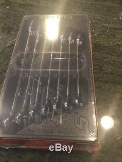 New Factory Sealed Snap On SOXRRM707 7 Pc Ratcheting Wrench Set 10-15,17mm