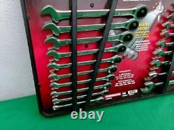 New Gearwrench 35720 Ratcheting Combination Wrench Set(20 Pieces) Sae / Metric