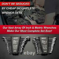 New JAEGER IN/MM TIGHTSPOT RATCHETING WRENCH MASTER SET 24pc