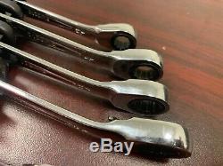 New Mac Tools 8 Piece SAE Reversible Ratcheting Wrench Set