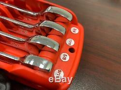 New Mac Tools 8 Piece SAE Reversible Ratcheting Wrench Set