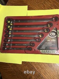 New Matco Tools Sgrbl7t 7-piece Pro Swing Sae Box Ratcheting Wrench Set