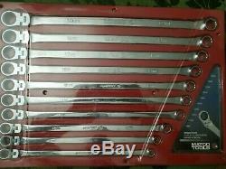 New Matco Tools Srfbzxlm102t 10 Piece 0° Flex Ratcheting Metric Wrench Set