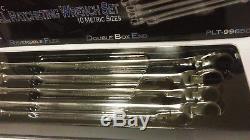 New Platinum Tools XL Ratcheting Wrench Set 5 Piece Metric 99650 Extra Long