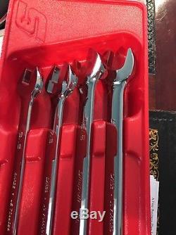 New Snap On OXR704 4 Piece Ratcheting Wrench Set
