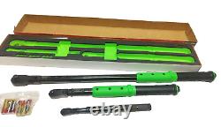 New Snap-onT 3-pc 1/4 3/8 1/2 Drive Flex-Head TechAngle Torque Wrench Set